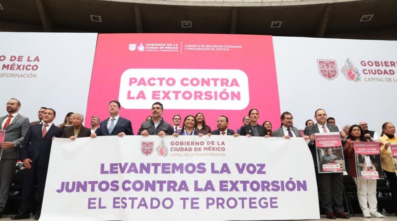 Gobierno de CDMX va con Cero Tolerancia Contra la Extorsión