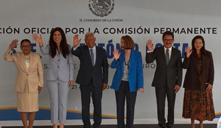Comisión Permanente Recibe en Sesión Solemne a António Costa