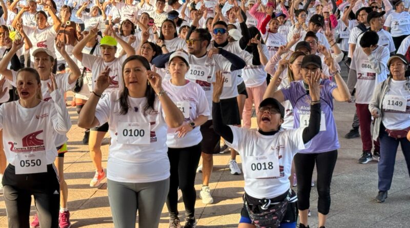 Azcapotzalco Vive la Carrera por la paz con más de 1000 Participantes