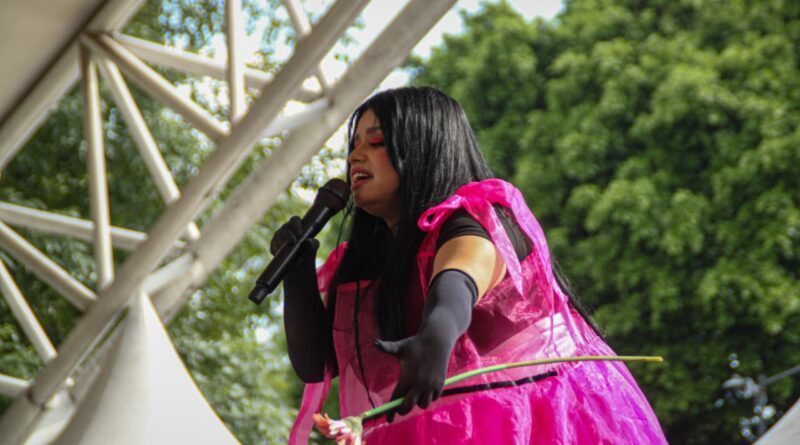 Concierto de Amandititita en la Alameda sur