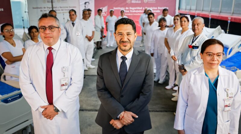 Martí Batres Encabeza Entrega de Nuevas Camas en Hospital del ISSSTE