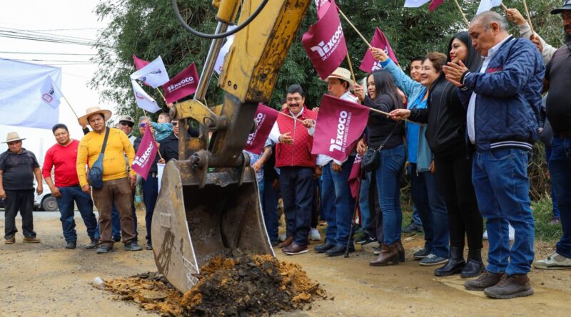 Con inversión de 1.2 Millones de Pesos, Gobierno de Texcoco Arranca Obras de Drenaje Sanitario en Santa María Tecuanulco
