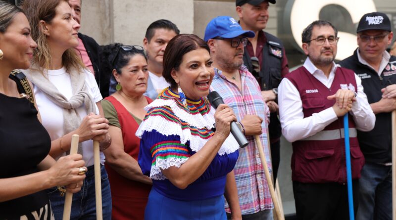 Clara Brugada: “Estamos por un florecimiento del Centro Histórico”