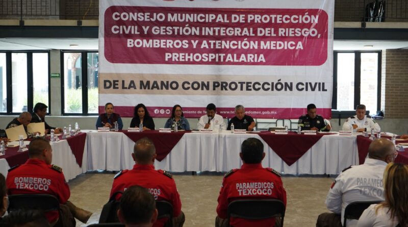Texcoco Refuerza la Prevención y Respuesta Ante Emergencias