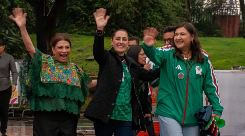 Festival Futbolero de Azcapotzalco Reúne a Claudia Sheinbaum, Clara Brugada y Nancy Núñez