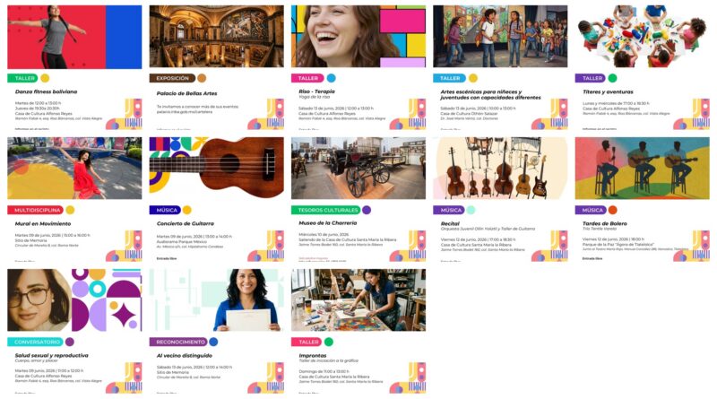 Casas de Cultura y Parques de Cuauhtémoc Ofrecerán Actividades Gratuitas