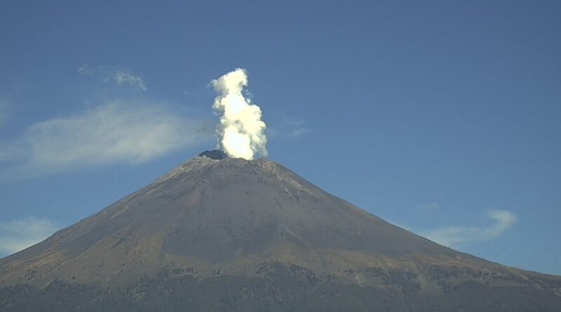Cenapred Reporta Actividad Moderada del Popocatépetl
