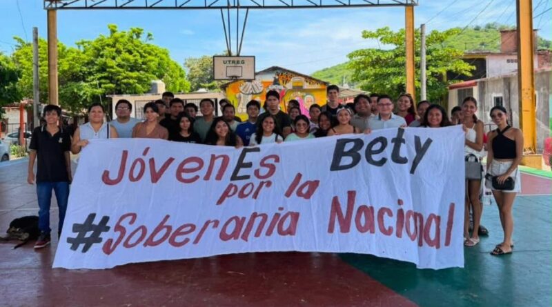 Nace en Guerrero el Colectivo «Jóvenes con Bety por la Soberanía Nacional»