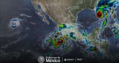Alertan por Lluvias Torrenciales en Guerrero y Michoacán por el Huracán Simon