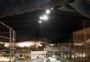 Instalan Luminarias y Malla de Protección en el Mercado ALM